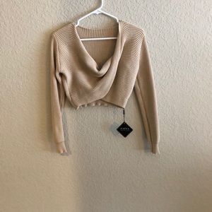 Cropped sweater